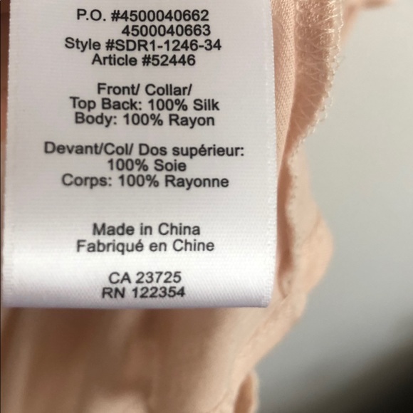 Aritzia (Babaton) Blouse - Pink - Silk - Size M - Picture 5 of 5